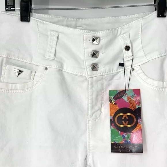 Ciclon NWT mega pomp shaping jeans junior women’s 13 - Picture 3 of 9